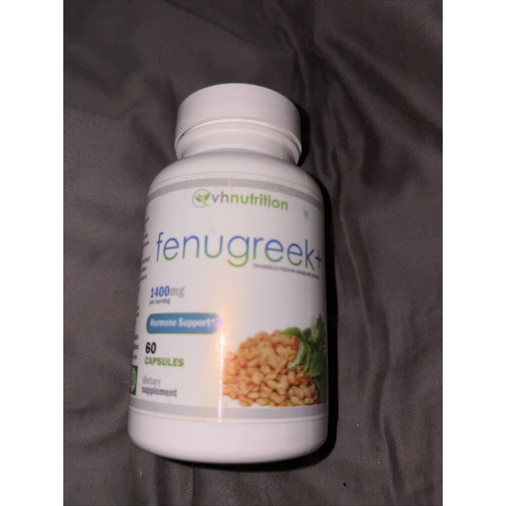 Vhnutrition Fenugreek 1400 mg Medicinal herbal 60 Capsules Exp 04/2027